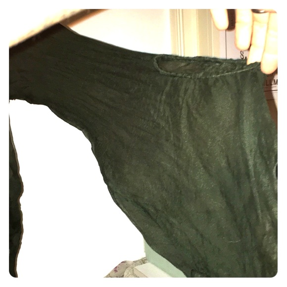 Vintage silk flows blouse - Picture 2 of 2